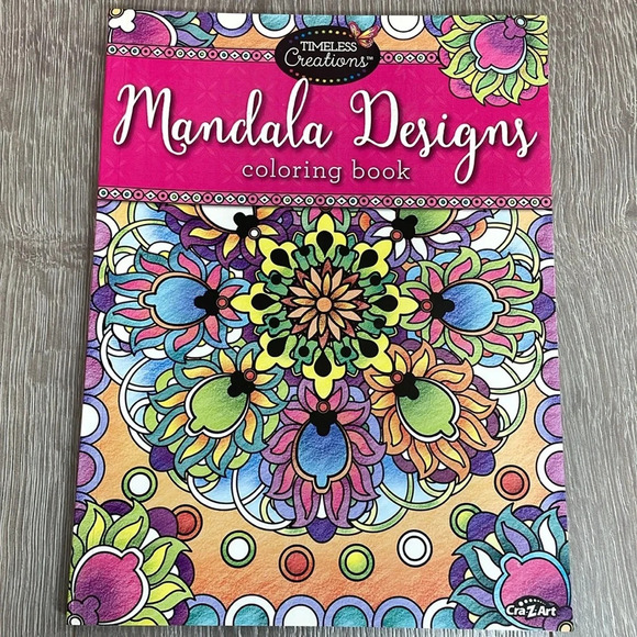 Lot of 5 Adult Coloring Books Hinkler Dover CraZArt Mandalas Mehndi - Picture 8 of 11